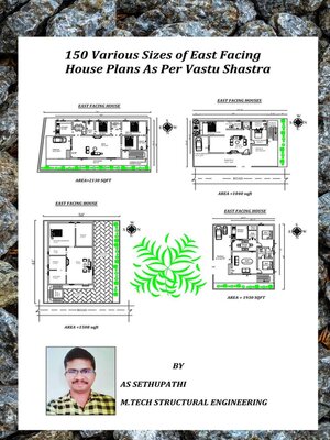 cover image of 150 Various Sizes of East Facing House Plans As Per Vastu Shastra